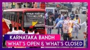 Karnataka Bandh: 50 Protestors Taken Into Custody, 12-Hour Shut Down Over Cauvery Water Issue, Know What&rsquo;s Open And What&rsquo;s Closed Here