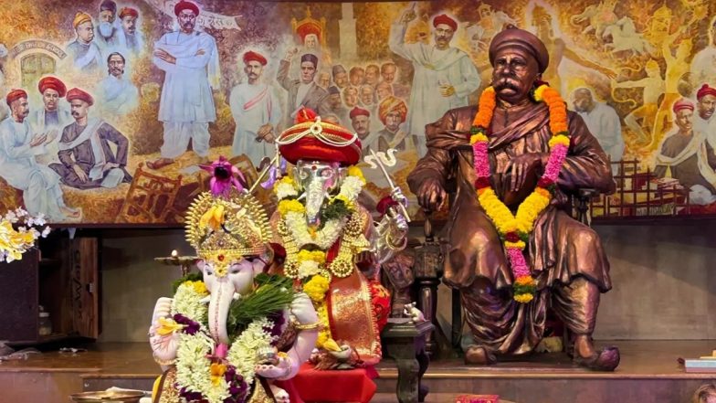 Kesari Wada Ganpati Visarjan 2023 Live Streaming Online: Watch Telecast From Pune's 5th Manacha Ganapati Mandal on Anant Chaturdashi