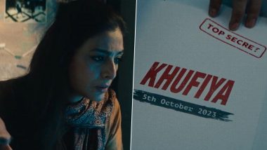 Khufiya: Tabu, Ali Fazal, Wamiqa Gabbi’s Spy Thriller to Arrive on Netflix on October 5! Check Out the Date Announcement Video