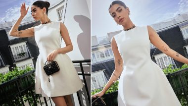 Khushi Kapoor Exudes Classy Parisian Madame Vibes in White Dress at Dior Paris Fashion Week (View Pics)