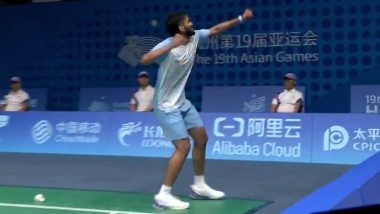 Kidambi Srikanth Stars As Indian Men's Badminton Team Creates History By Entering Asian Games Final For the First Time, Assures Silver Medal
