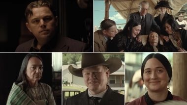 Killers of the Flower Moon Trailer 2: Leonardo DiCaprio, Robert De Niro and Lily Gladstone’s Film Delves into Opportunistic Murders of Osage Tribe Members (Watch Video)