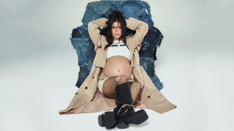 Kourtney Kardashian Oozes Glam As She Puts Her Baby Bump on Display in Latest Insta Post (View Pic)