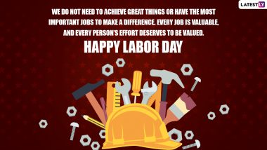 Labor Day 2023 Images & HD Wallpapers  For Free Download Online: Wishes and Greetings to Celebrate the Day in US Dedicated to Honouring the Workers