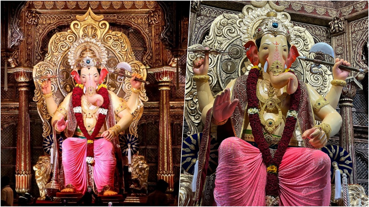 Festivals & Events News Live Streaming of Lalbaugcha Raja Mukh