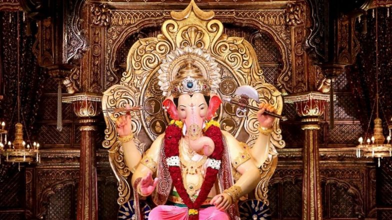 Lalbaugcha Raja 2023: Charan Sparsh To Close Early on September 27, Mukha Darshan by Midnight; Check Timing and Other Details