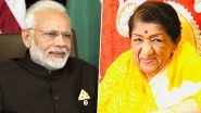 Lata Mangeshkar Birth Anniversary: PM Narendra Modi Pays Tributes to Singing Legend on Her 94th Birth Anniversary