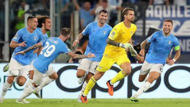 Lazio Goalkeeper Ivan Provedel Scores Late Equaliser as Italian Side Play out 1-1 Draw Against Atletico Madrid in UEFA Champions League 2023-24 (Watch Video)