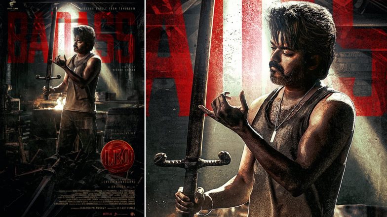 Leo Song 'Badass': Thalapathy Vijay Prepares His Sword for an Intense Battle, Second Track From Lokesh Kanagaraj's Movie to Release on September 28 (View Pic)