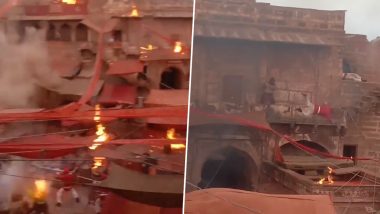 Malaikottai Vaaliban: Leaked Video Allegedly From Sets of Mohanlal-Lijo Jose Pellissery Film Shows a City in Flames - Watch Viral Clip!