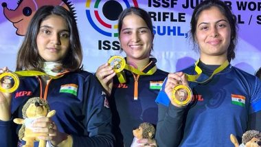 Indian Trio Manu Bhaker, Esha Singh, Rhythm Sangwan Secure Gold Medal in Women’s 25m Pistol Event at Asian Games 2023