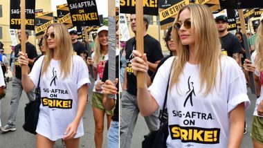 Margot Robbie and Samara Weaving March With Protestors at SAG-AFTRA Rally in LA (View Pic)