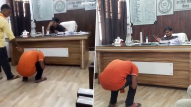 Uttar Pradesh: Mirganj SDM Udit Pawar Removed From Post After Video of Complainant Sitting in ‘Murga’ Pose Goes Viral