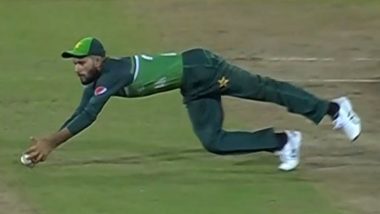 Mohammad Haris Pulls Off Sensational Diving Catch To Dismiss Kusal Mendis During PAK vs SL Asia Cup 2023 Super Four Match (Watch Video)