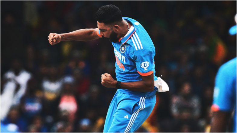 Mohammed Siraj Becomes First Indian To Pick Four Wickets in One Over in International Cricket, Achieves Feat During IND vs SL Asia Cup 2023 Final