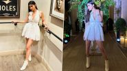 Mouni Roy Is Total Hottie in an All-White Mini Dress With Plunging Neckline at PFW 2023 (View Pics)