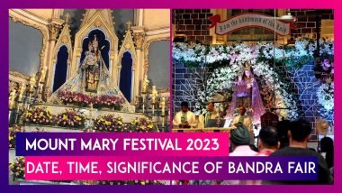 Mount Mary Festival 2023: Know Date, Time And Significance Of The Bandra Fair In Mumbai