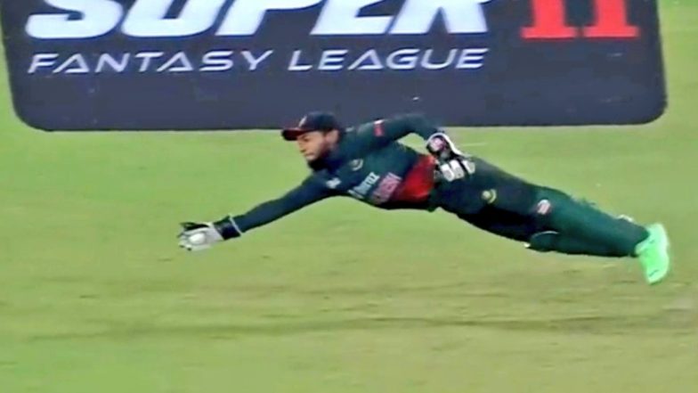 Mushfiqur Rahim Pulls Off Stunning Catch To Dismiss Ibrahim Zadran During BAN vs AFG Asia Cup 2023 Match (Watch Video)