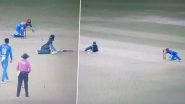Najmul Hossain Shanto Slips While Looking to Get Back in the Crease, Dismissed Run Out During BAN vs AFG Asia Cup 2023 Match (Watch Video)
