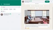 'Thrilled to Join Community': PM Narendra Modi Now on WhatsApp Channels, Shares Picture of New Parliament Building