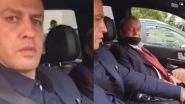 Nawaz Sharif&rsquo;s Driver Spits on Face of Woman in London for Asking Former Pakistan PM &lsquo;Uncomfortable Question&rsquo;, Video Goes Viral