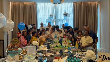 Nayanthara and Vignesh Shivan Celebrate Their Twin Sons Birthday in Kuala Lumpur, Latter Shares Pic on Instagram From the Fam-Jam