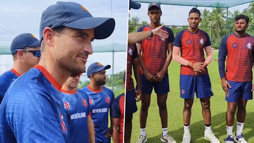 Netherlands Cricket Team Begin Preparations for ICC Cricket World Cup 2023 With an Induction Ceremony of Young Indian Net Bowlers (Watch Video)