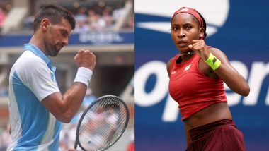 US Open 2023: Coco Gauff Reaches Her First Semifinal at Age 19; Novak Djokovic Makes It To Last Four for Record 47th Time in Grand Slams