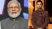 Ranveer Singh Congratulates PM Narendra Modi for Success of India&rsquo;s G20 Presidency