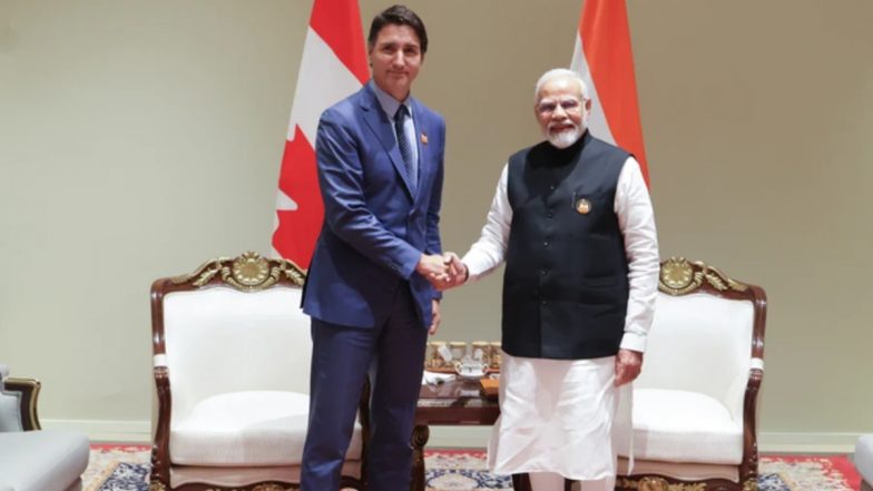 G20 Summit 2023: PM Narendra Modi Meets Canadian Counterpart Justin Trudeau, Discusses Full Range of India-Canada Ties