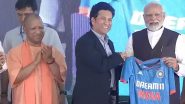 Sachin Tendulkar Shares Post After Featuring in Varanasi International Cricket Stadium Foundation Stone Laying Ceremony Alongside PM Narendra Modi