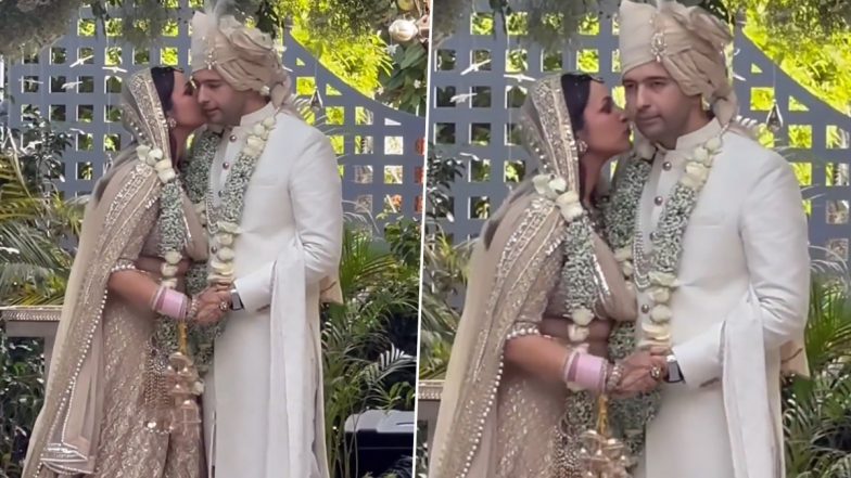 Parineeti Chopra Kissing Hubby Raghav Chadha in This New Viral Wedding Video Will Make You Go Aww - WATCH