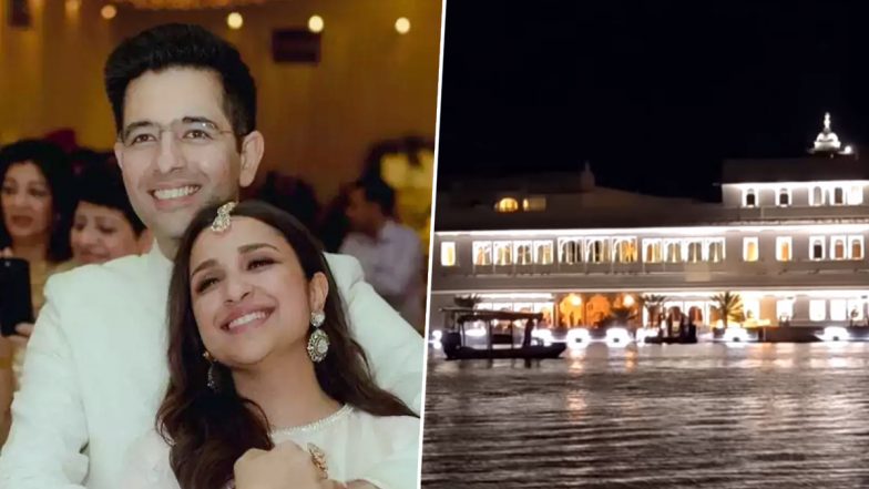 Parineeti Chopra and Raghav Chadha's Wedding Venue Looks Ethereal As Festivities Pick Momentum (Watch Video)
