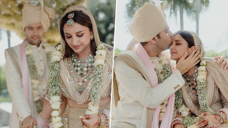 Parineeti Chopra and Raghav Chadha Share First Pics As Married Couple From Their Dreamy Wedding, Newlyweds Say ‘Our Forever Begins Now’!