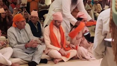 Parineeti Chopra and Raghav Chadha Wedding: Couple Participates in Ardas Ceremony Ahead of the Big Day (View Viral Pics)