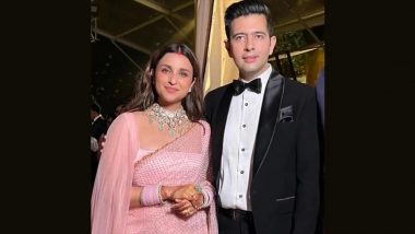 Parineeti Chopra and Raghav Chadha Look Perfect Together In This Pic From Their Wedding Reception!