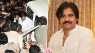 AP Police Takes Pawan Kalyan into Preventive Custody, Pics of Actor-Politician&rsquo;s Convoy Blocked in the NTR District Go Viral