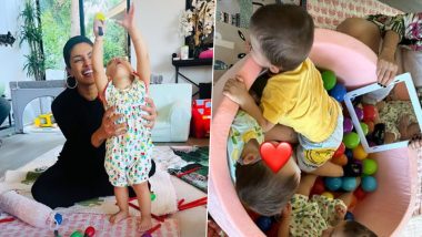 Priyanka Chopra is all Smiles As She Enjoys A Playdate With Daughter Malti at Home (View Pics)