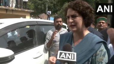 Priyanka Gandhi Vadra Visits Flood-Hit Areas in Kullu, Asks Centre to Extend Help to Himachal Pradesh (Watch Video)