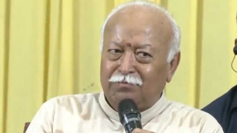 Mohan Bhagwat on Akhand Bharat: Those Who Separated From Bharat Feel They Have Made a Mistake, Says RSS Chief (Watch Video)