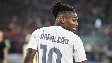 AC Milan 2–1 Roma, Serie A 2023–24: Rafael Leao Scores the Winning Goal As Rossoneri Beat Giallorossi