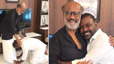 Chandramukhi 2: Raghava Lawrence Seeks Blessings From Rajinikanth Ahead of the Film’s Release (Watch Video)