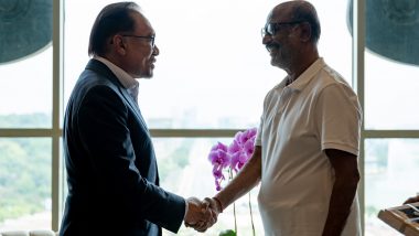 Rajinikanth Meets Anwar Ibrahim, Malaysian Prime Minister Shares Pics on Social Media