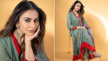 Rakul Preet Singh's Gorg Suit Set From Anita Dongre Should Be Part of Your Festive Wardrobe (View Pics)