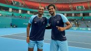 Ramkumar Ramanathan, Saketh Myneni Win Silver Medal in Men’s Doubles Tennis at Asian Games 2023 After Defeat in Final
