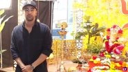 Ganesh Chaturthi 2023: Ranbir Kapoor Flaunts His New Look, Dons Customised Cap With Raha&rsquo;s Name During Ganapati Darshan (Watch Video)