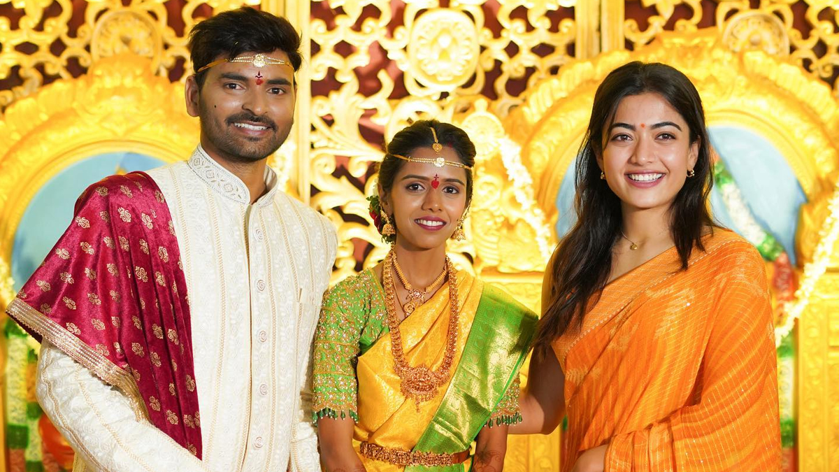 Rashmika Mandanna Attends Her Assistants Wedding in Hyderabad, Shares Pics From D-Day on Insta! LatestLY image image