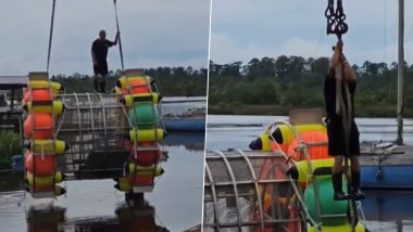 Reza Baluchi, Florida Man Tries To Cross Atlantic Ocean To Reach London in Self-Made 'Hamster Wheel' Vessel; Gets Arrested (See Pics and Video)