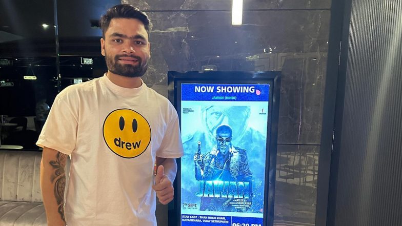 'Watching My Fav' Rinku Singh Attends First Day Show of Shah Rukh Khan's 'Jawan', Shares Picture On Social Media (See Post)