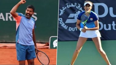Rohan Bopanna, Rutuja Bhosale Mixed Doubles Pair Enter Asian Games 2023 Tennis Quarterfinal Beating Japanese Duo in Round of 16 Clash
